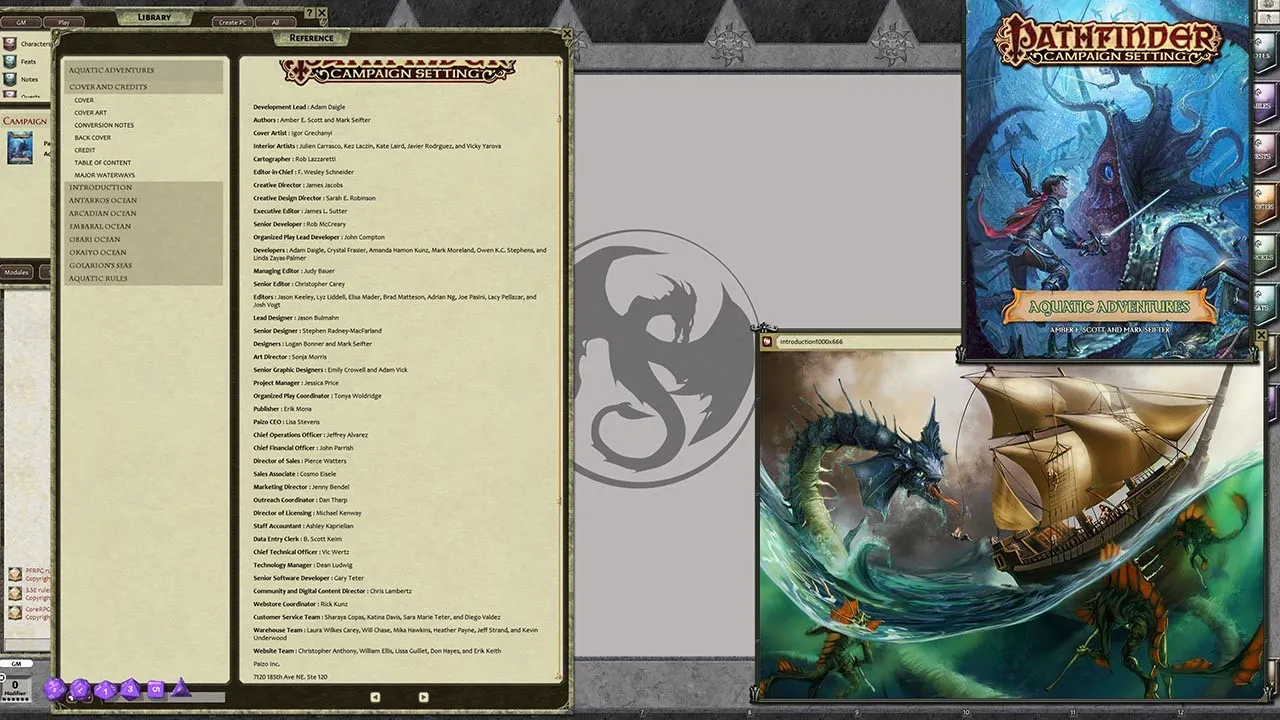 Fantasy Grounds - Pathfinder RPG - Campaign Setting: Aquatic Adventures Screenshot 4
