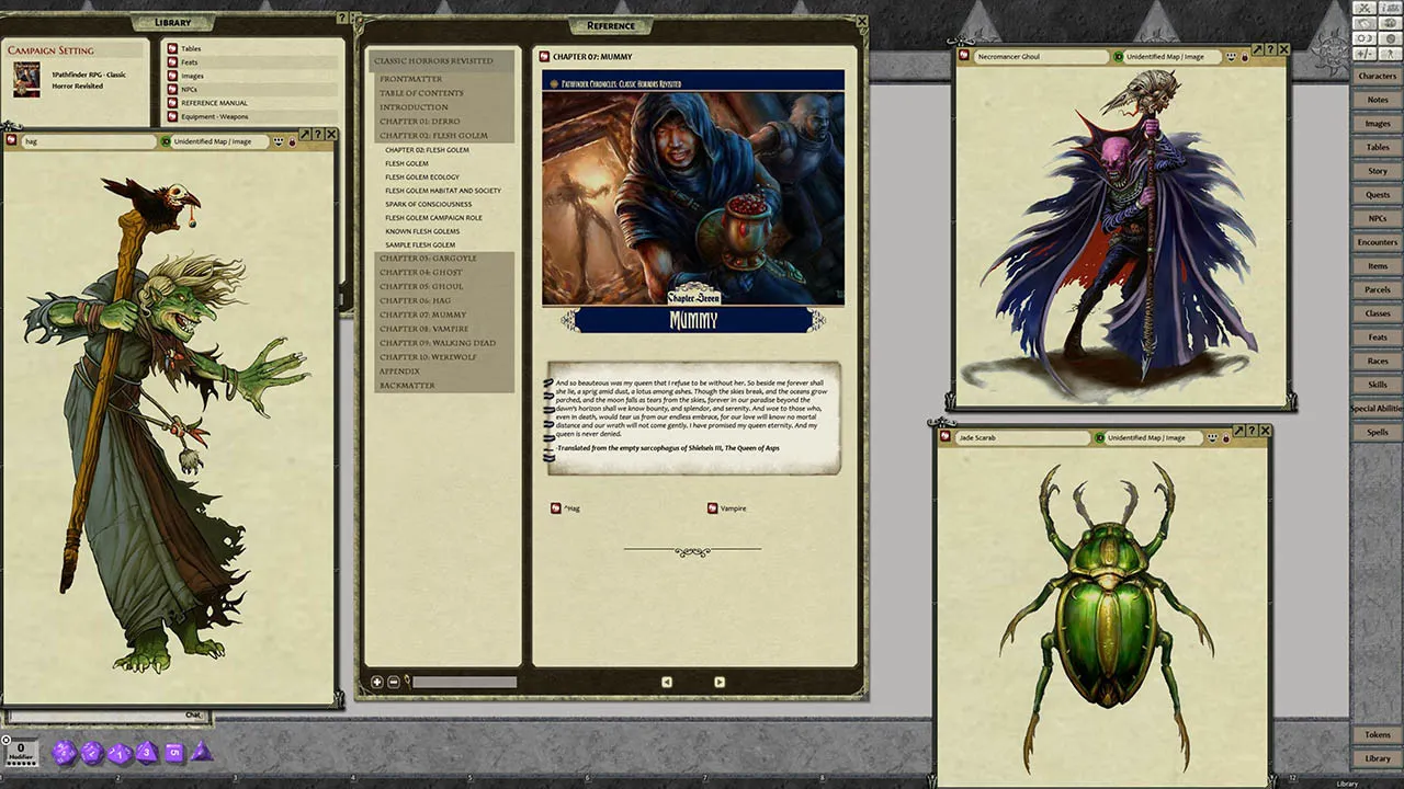 Fantasy Grounds - Pathfinder RPG - Chronicles: Classic Horrors Revisited Screenshot 4