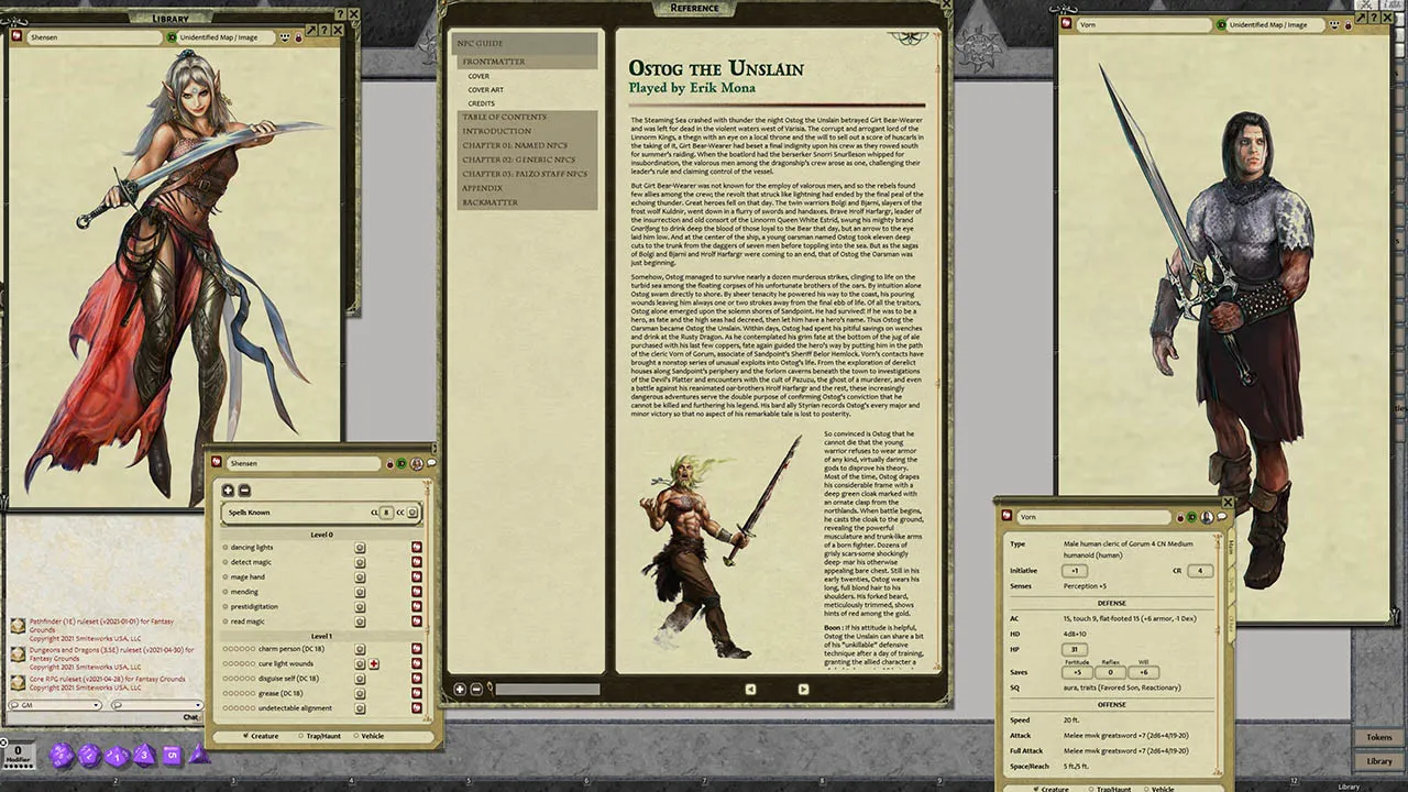 Fantasy Grounds - Pathfinder RPG - Chronicles: NPC Guide Screenshot 4