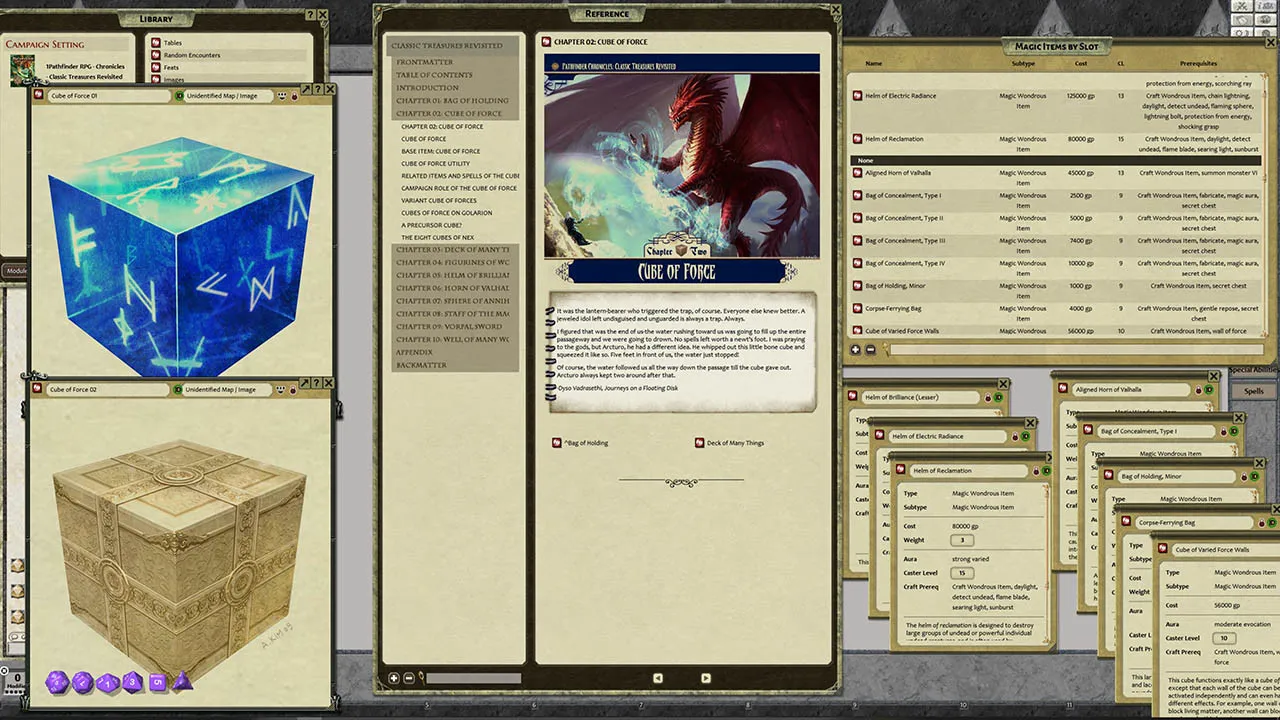 Fantasy Grounds - Pathfinder RPG - Chronicles: Classic Treasures Revisited Screenshot 4
