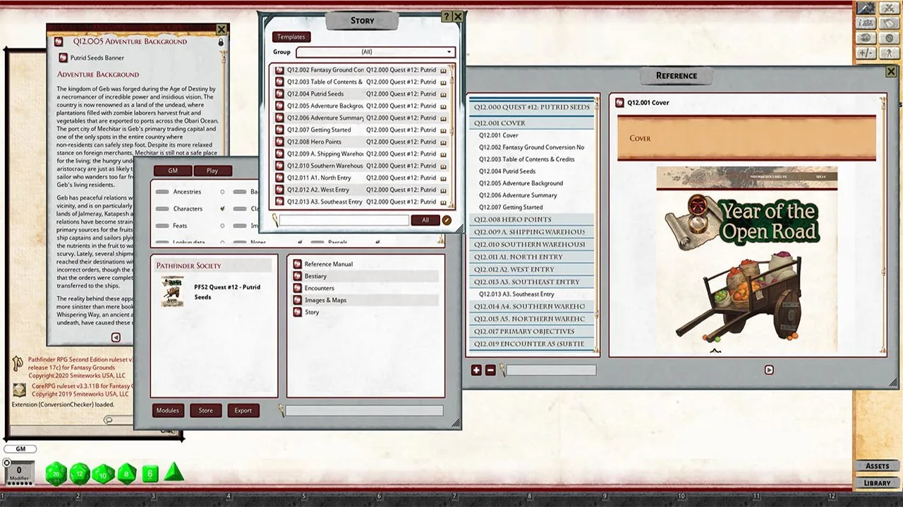 Fantasy Grounds - Pathfinder 2 RPG - Pathfinder Society Quest #12: Putrid Seeds Screenshot 2