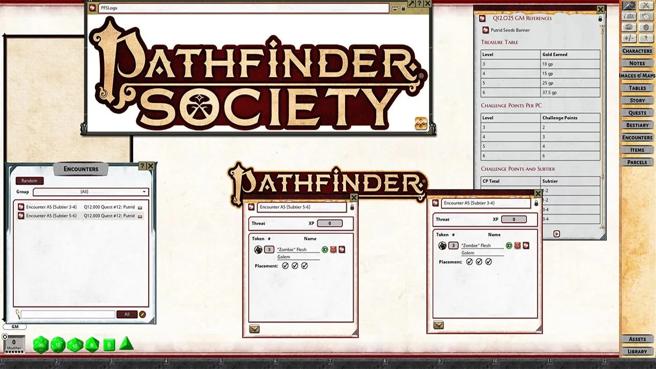 Fantasy Grounds - Pathfinder 2 RPG - Pathfinder Society Quest #12: Putrid Seeds Screenshot 0