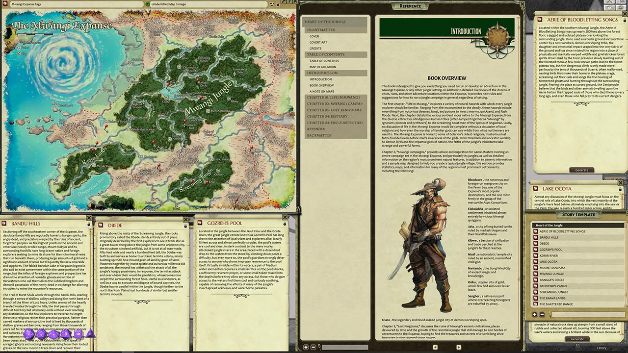 Fantasy Grounds - Pathfinder RPG - Chronicles: Heart of the Jungle Screenshot 1