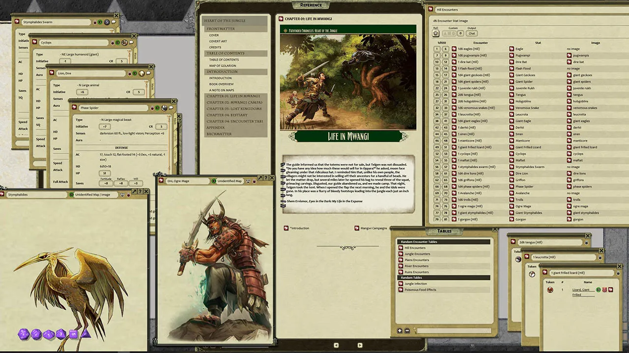 Fantasy Grounds - Pathfinder RPG - Chronicles: Heart of the Jungle Screenshot 2
