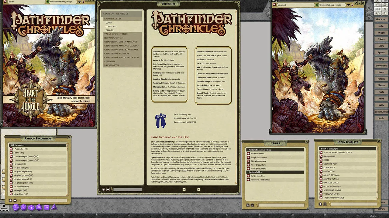 Fantasy Grounds - Pathfinder RPG - Chronicles: Heart of the Jungle Screenshot 0