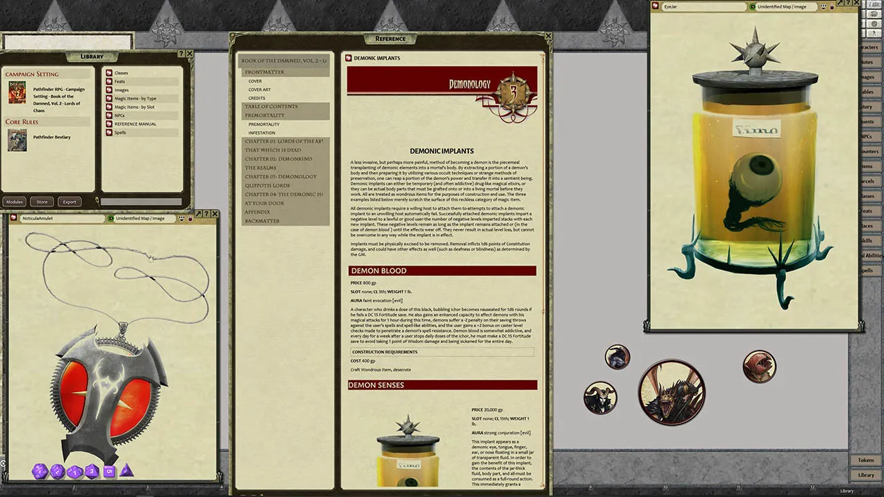 Fantasy Grounds - Pathfinder RPG - Campaign Setting: Book of the Damned—Volume 2: Lords of Chaos Screenshot 4