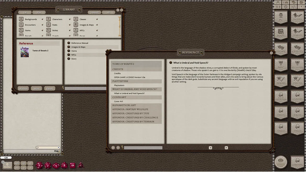 Fantasy Grounds - Tome of Beasts 2 Screenshot 0
