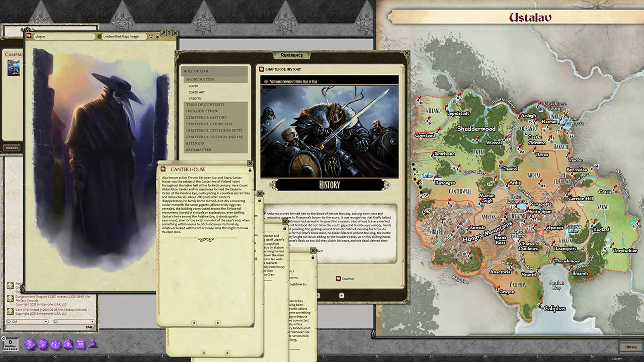 Fantasy Grounds - Pathfinder RPG - Campaign Setting: Rule of Fear Screenshot 1