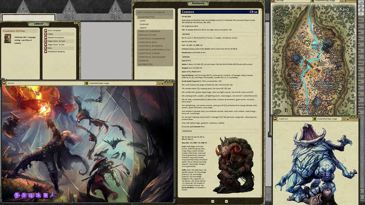 Fantasy Grounds - Pathfinder RPG - Campaign Setting: Lost Cities of Golarion Screenshot 4