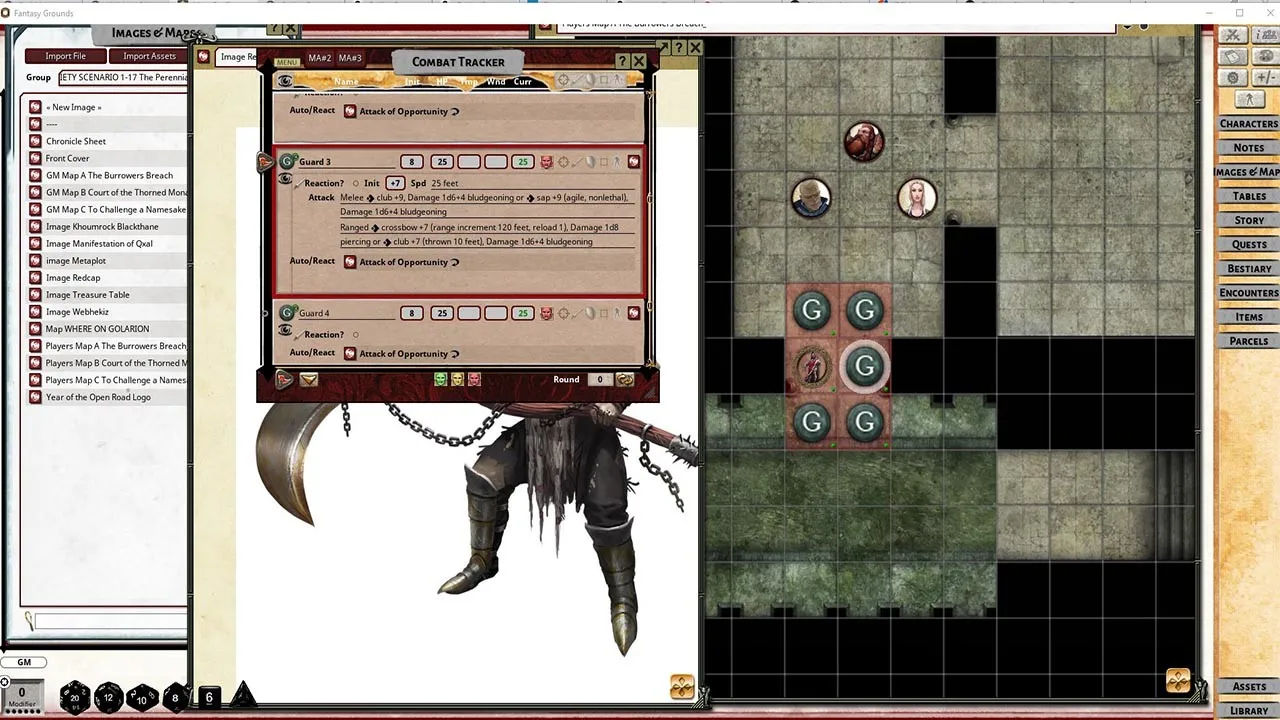Fantasy Grounds - Pathfinder 2 RPG - Pathfinder Society Scenario #1-17: The Perennial Crown Part 2, The Thorned Monarch Screenshot 2