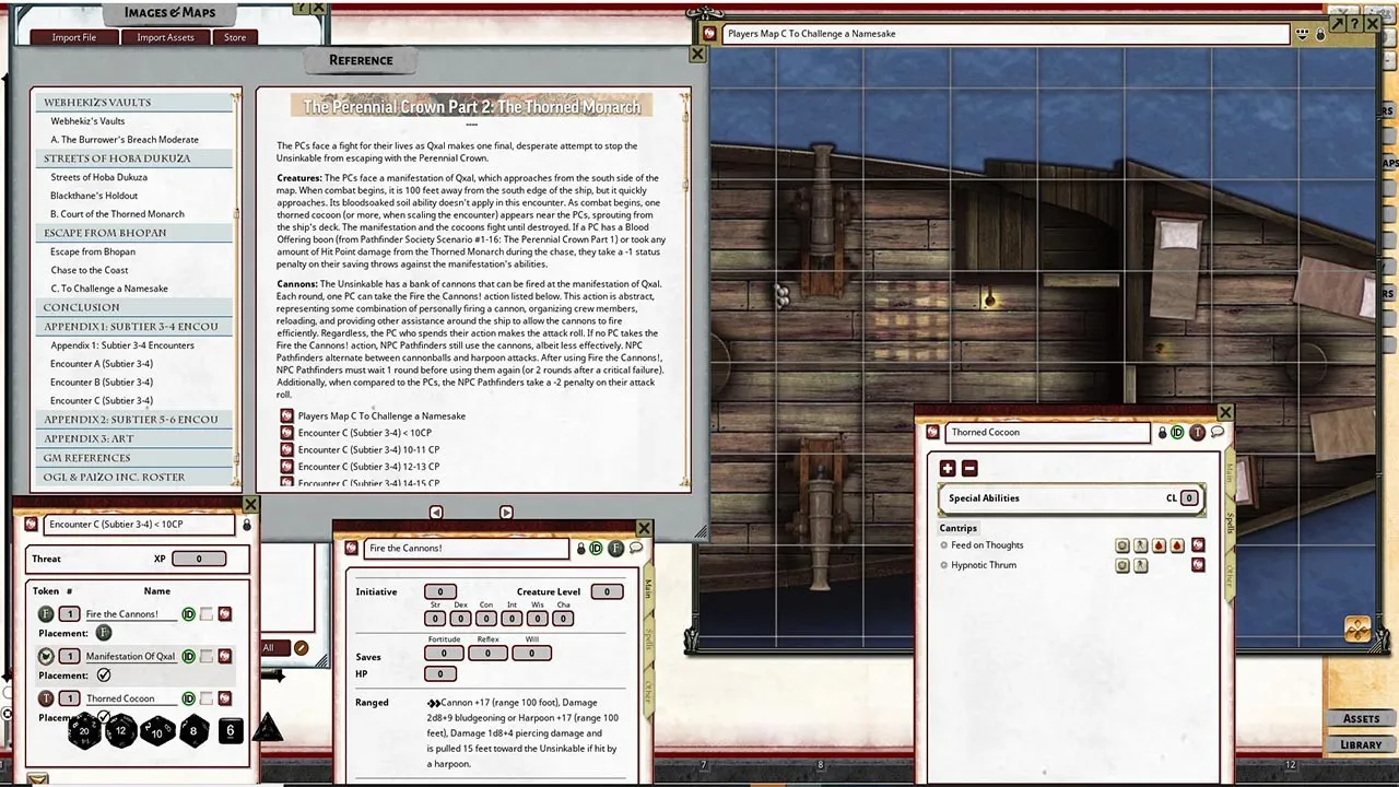 Fantasy Grounds - Pathfinder 2 RPG - Pathfinder Society Scenario #1-17: The Perennial Crown Part 2, The Thorned Monarch Screenshot 0