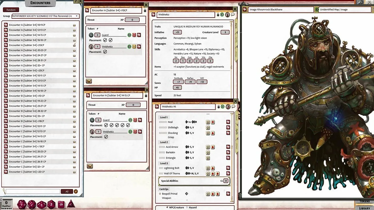 Fantasy Grounds - Pathfinder 2 RPG - Pathfinder Society Scenario #1-17: The Perennial Crown Part 2, The Thorned Monarch Screenshot 3