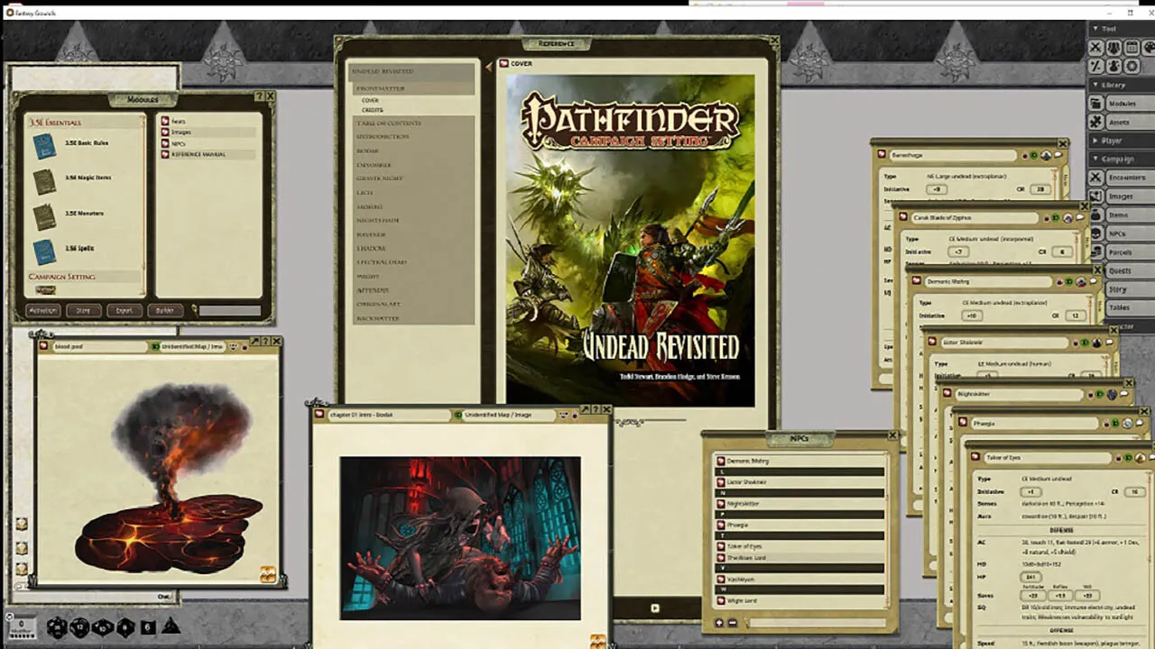 Fantasy Grounds - Pathfinder RPG - Campaign Setting: Undead Revisited Screenshot 2