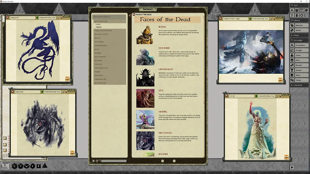 Fantasy Grounds - Pathfinder RPG - Campaign Setting: Undead Revisited Screenshot 0