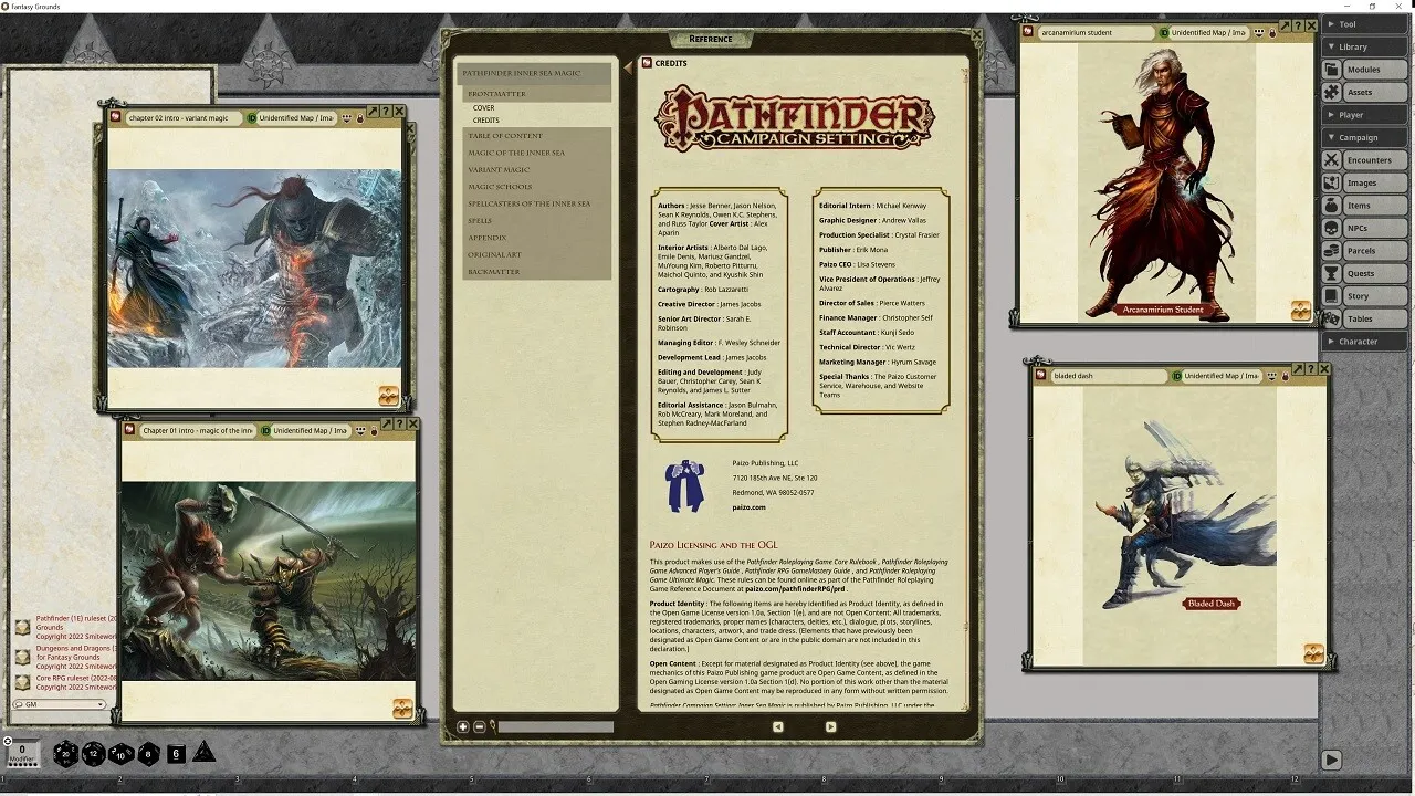 Fantasy Grounds - Pathfinder RPG - Campaign Setting: Inner Sea Magic Screenshot 3