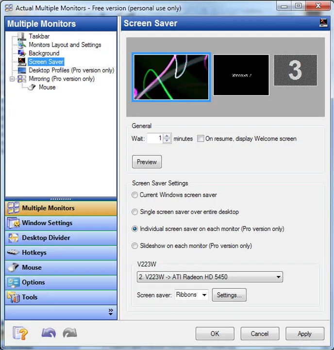 Actual Multiple Monitors Screenshot 11