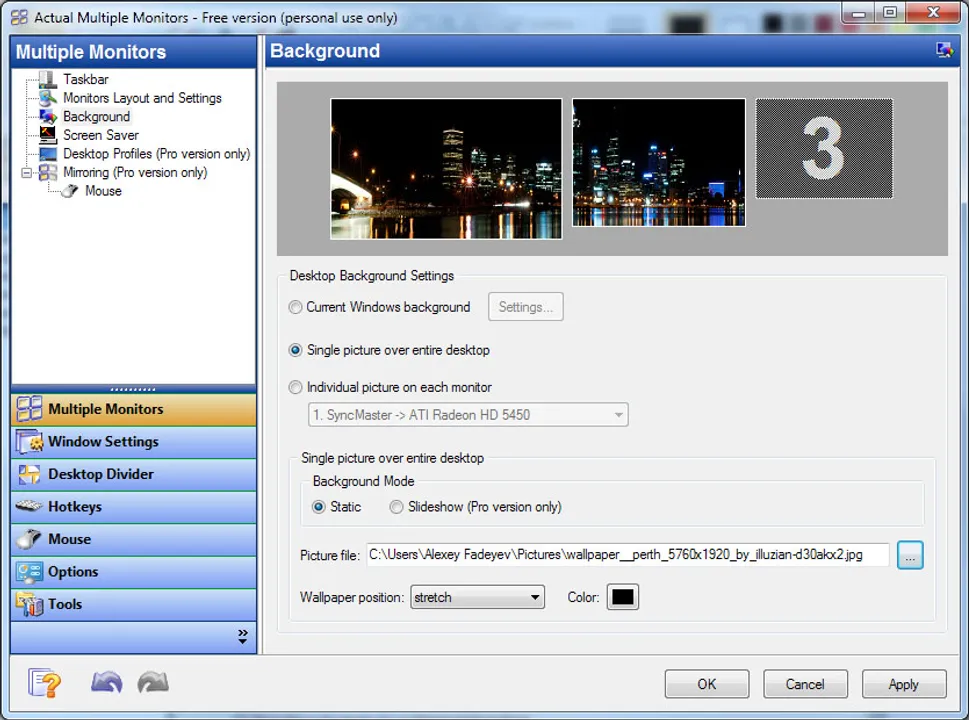 Actual Multiple Monitors Screenshot 6