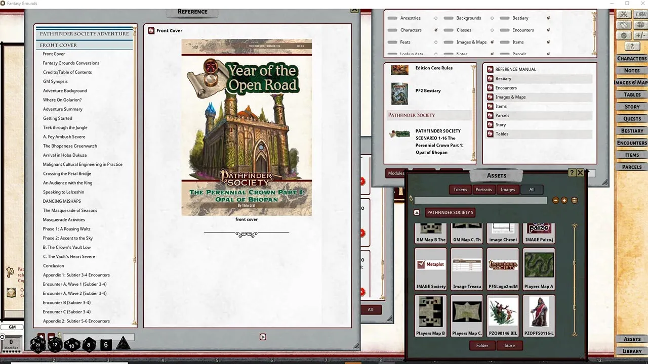Fantasy Grounds - Pathfinder 2 RPG - Pathfinder Society Scenario #1-16: The Perennial Crown Part 1, Opal of Bhopan Screenshot 2