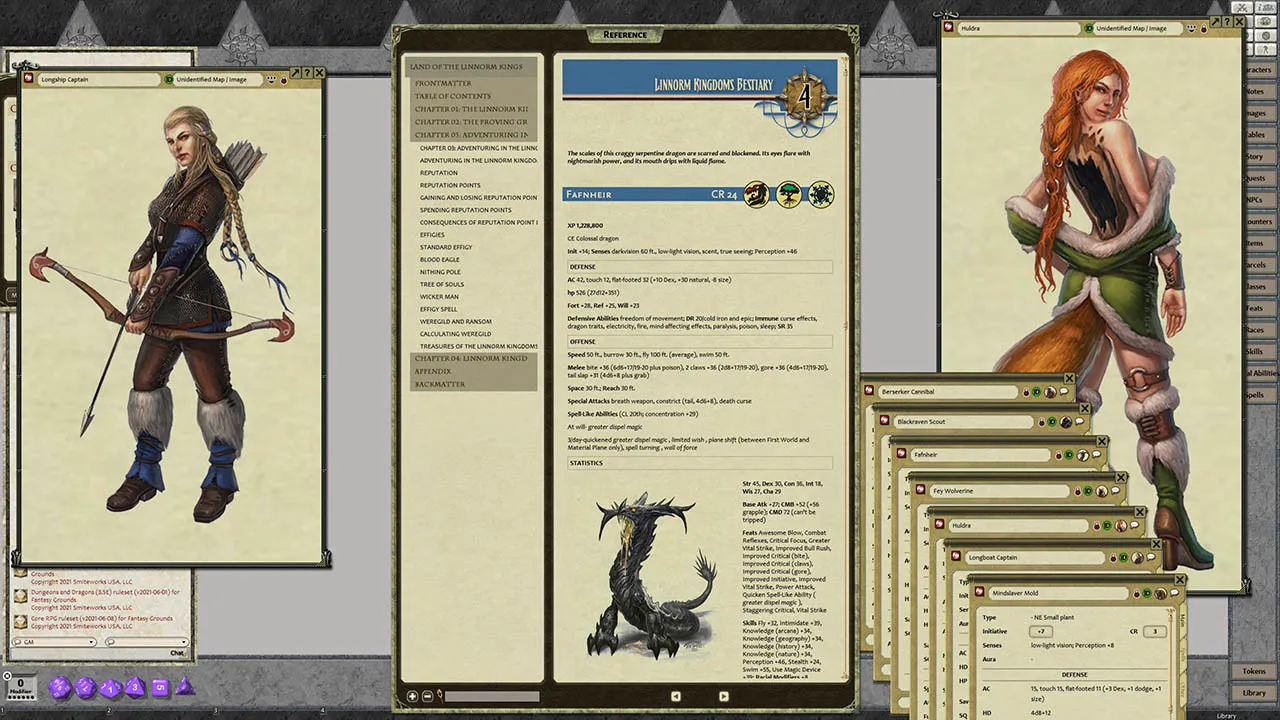 Fantasy Grounds - Pathfinder RPG - Campaign Setting: Lands of the Linnorm Kings Screenshot 4