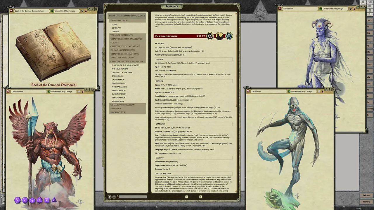 Fantasy Grounds - Pathfinder RPG - Campaign Setting: Book of the Damned - Volume 3: Horsemen of the Apocalypse Screenshot 4