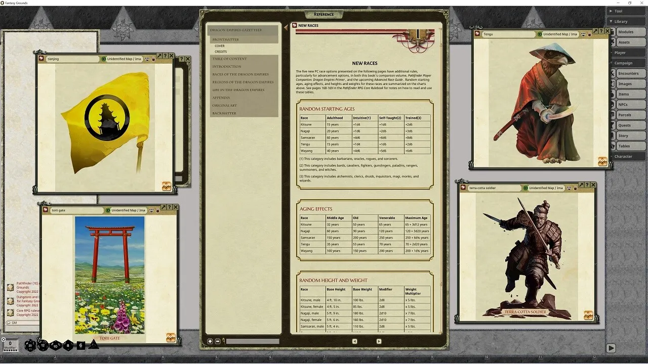 Fantasy Grounds - Pathfinder RPG - Campaign Setting: Dragon Empires Gazetteer Screenshot 1