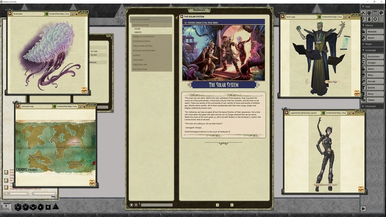 Fantasy Grounds - Pathfinder RPG - Campaign Setting: Distant Worlds Screenshot 2