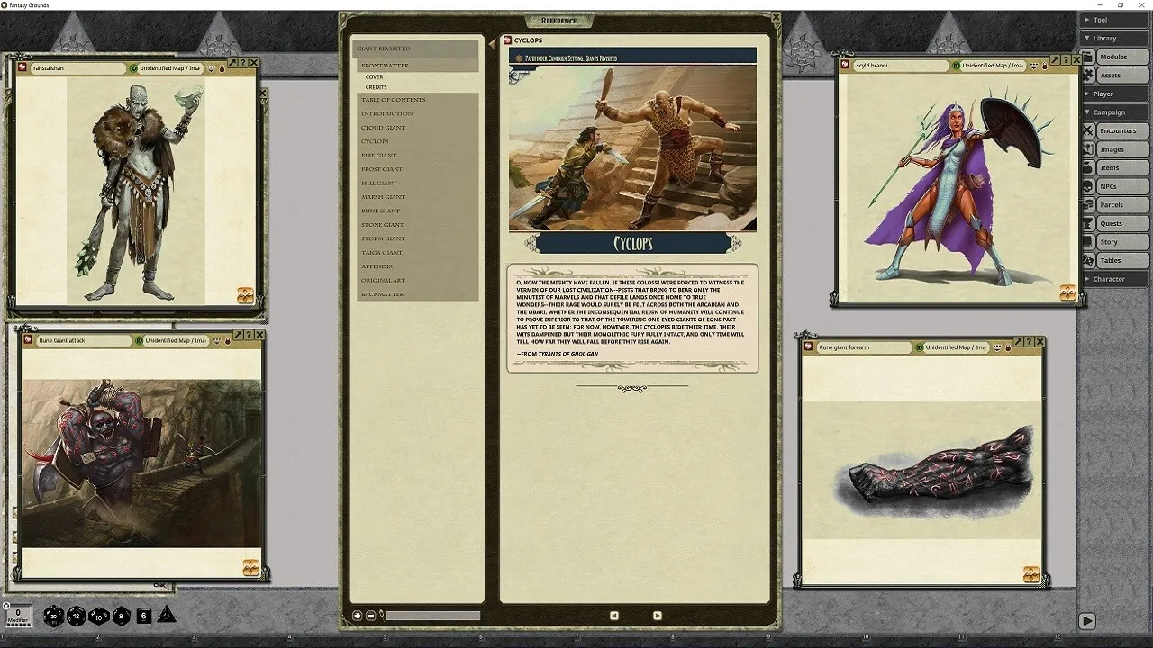 Fantasy Grounds - Pathfinder RPG - Campaign Setting: Giants Revisited Screenshot 0