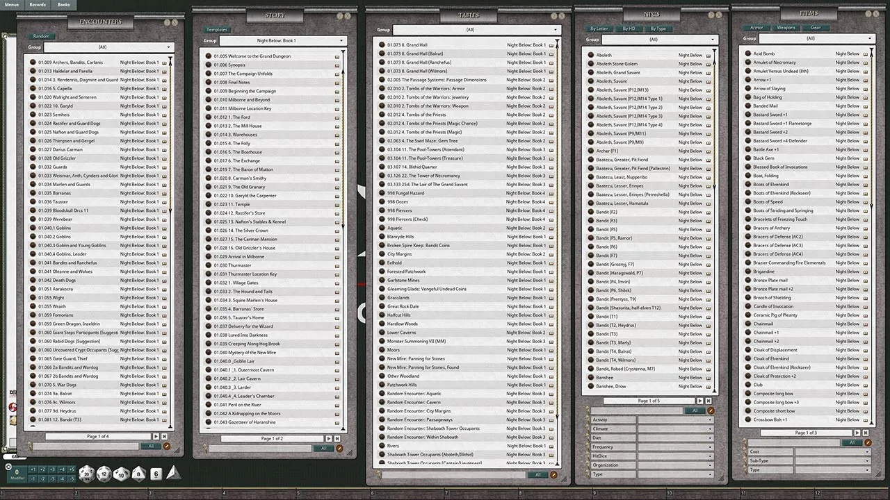Fantasy Grounds - D&D Classics: Night Below: An Underdark Campaign (2E) Screenshot 4