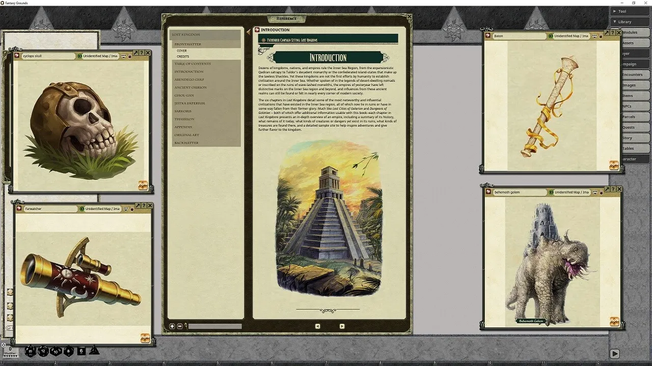 Fantasy Grounds - Pathfinder RPG - Campaign Setting: Lost Kingdoms Screenshot 2