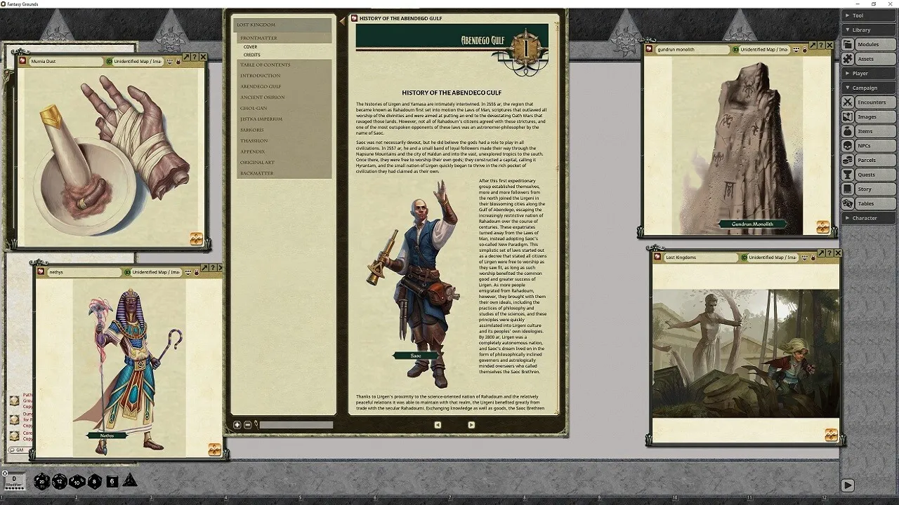 Fantasy Grounds - Pathfinder RPG - Campaign Setting: Lost Kingdoms Screenshot 0