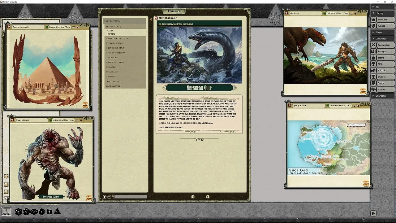 Fantasy Grounds - Pathfinder RPG - Campaign Setting: Lost Kingdoms Screenshot 1