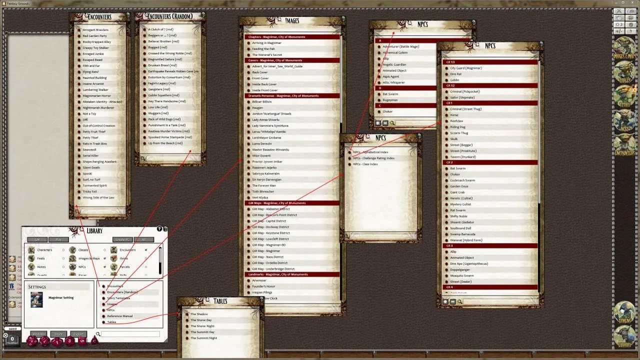 Fantasy Grounds - Pathfinder RPG - Campaign Setting: Magnimar, City of Monuments Screenshot 1