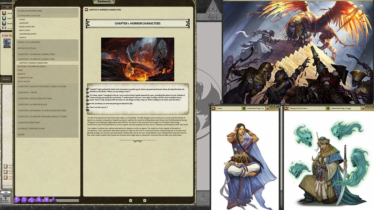 Fantasy Grounds - Pathfinder RPG: Horror Adventures Screenshot 1