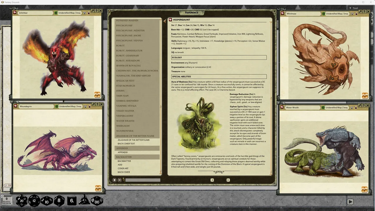 Fantasy Grounds - Pathfinder RPG - Campaign Setting: Inner Sea Bestiary Screenshot 4