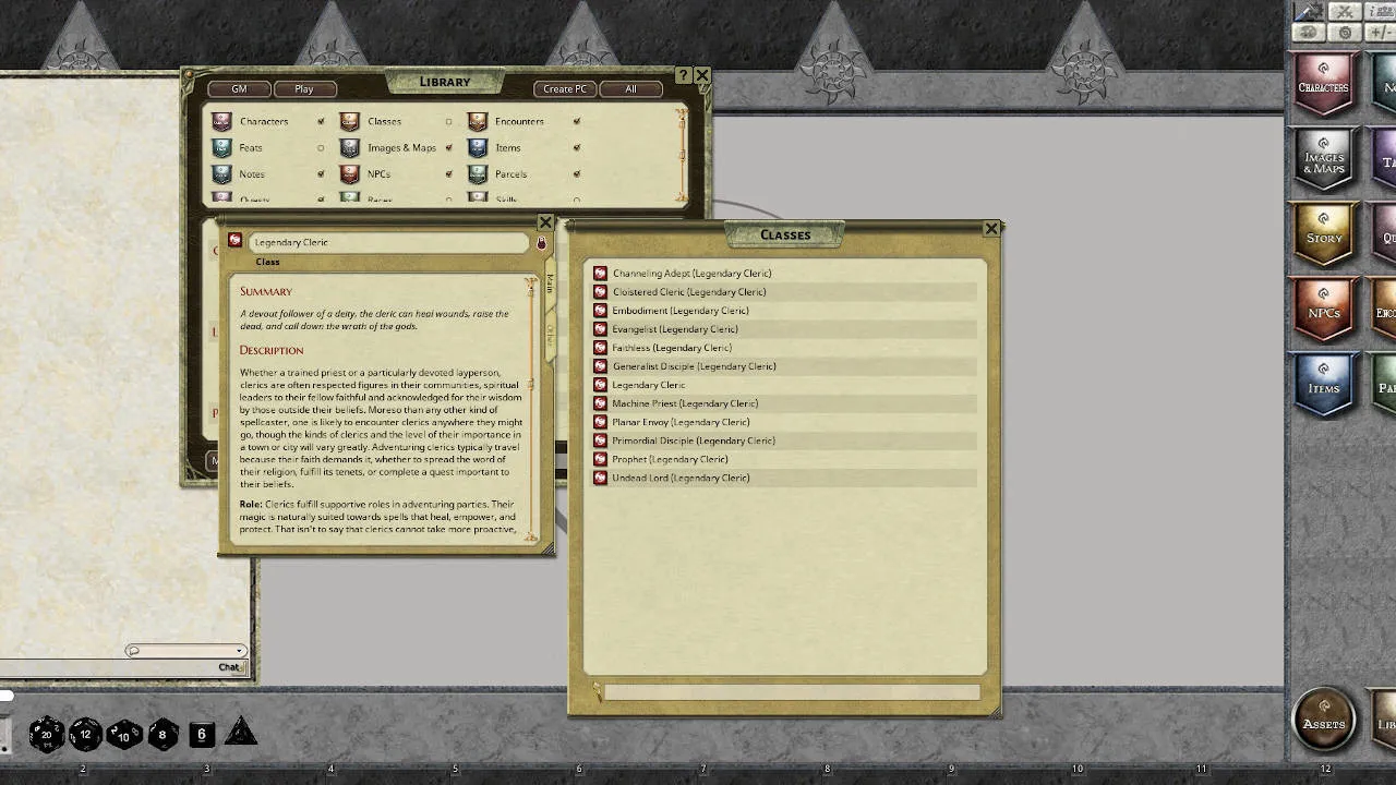 Fantasy Grounds - Legendary Clerics Screenshot 1