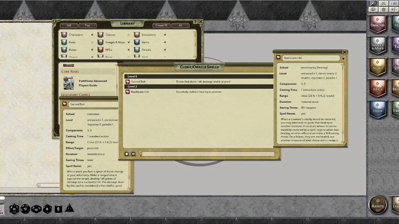 Fantasy Grounds - Legendary Clerics Screenshot 3