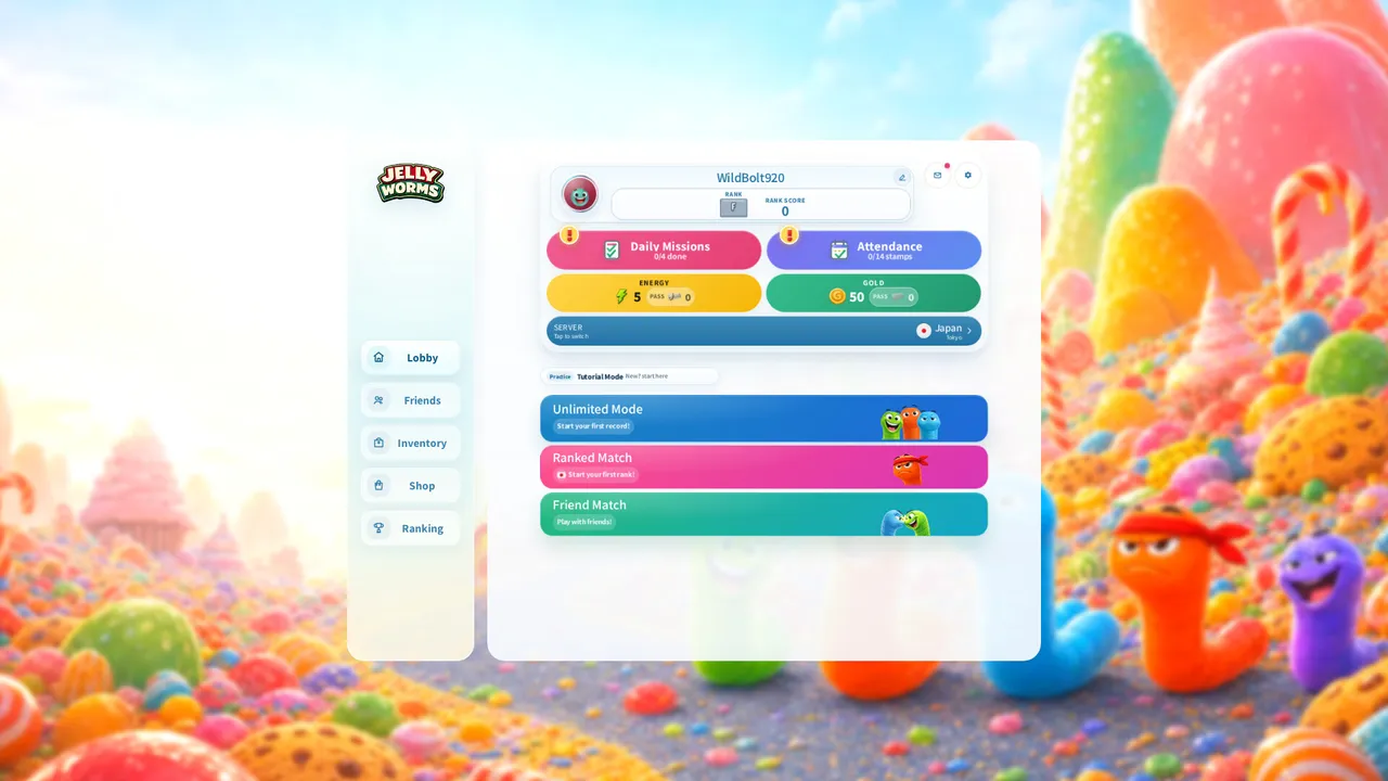 Jelly Worms Screenshot 0
