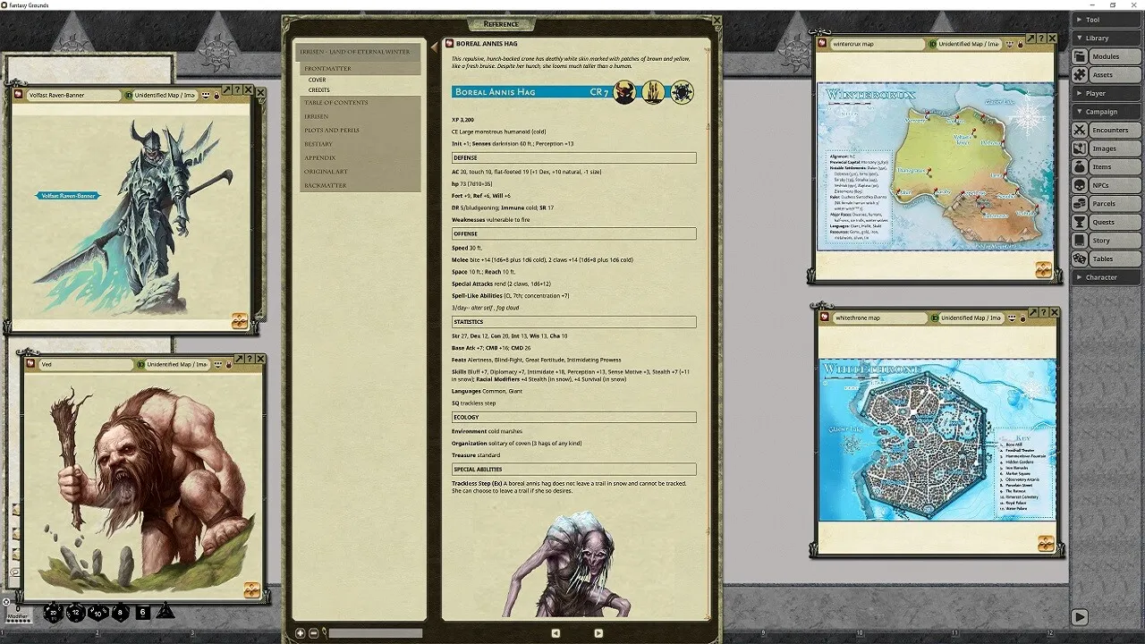 Fantasy Grounds - Pathfinder RPG - Campaign Setting: Irrisen-Land of Eternal Winter Screenshot 0