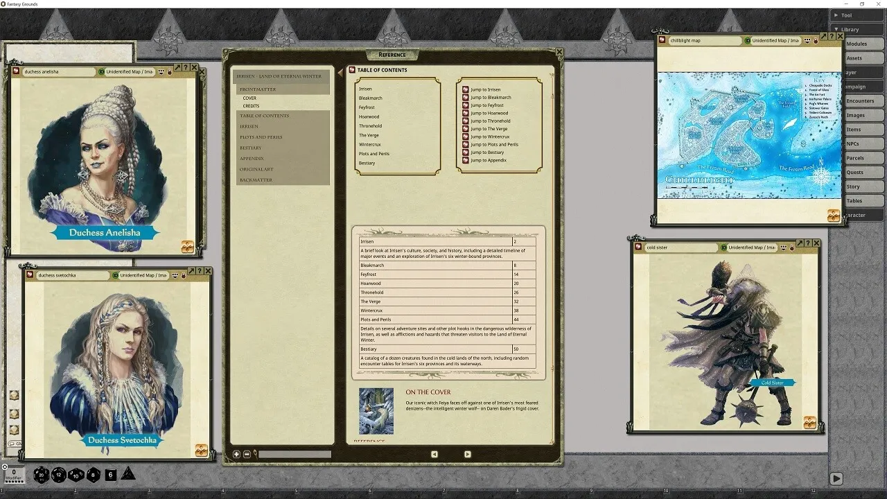 Fantasy Grounds - Pathfinder RPG - Campaign Setting: Irrisen-Land of Eternal Winter Screenshot 2