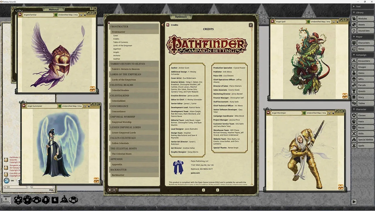 Fantasy Grounds - Pathfinder RPG - Campaign Setting: Chronicle of the Righteous Screenshot 4