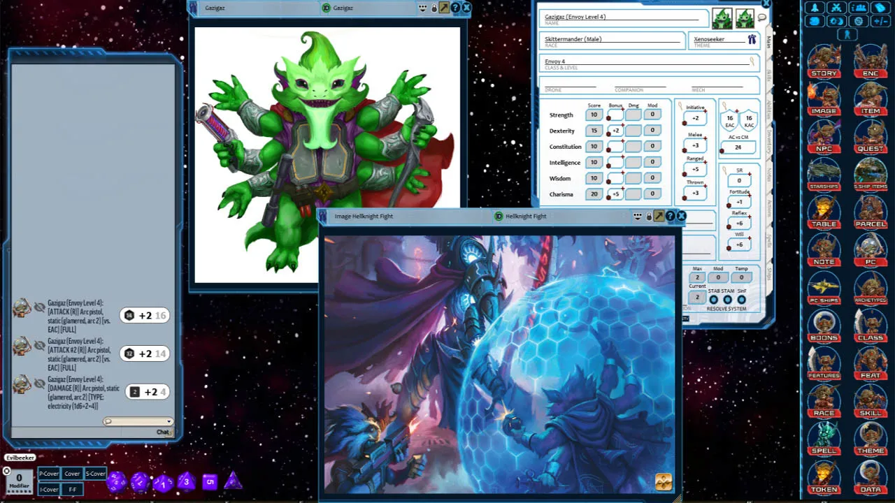 Fantasy Grounds - Starfinder RPG - Starfinder Skitter Home Screenshot 2