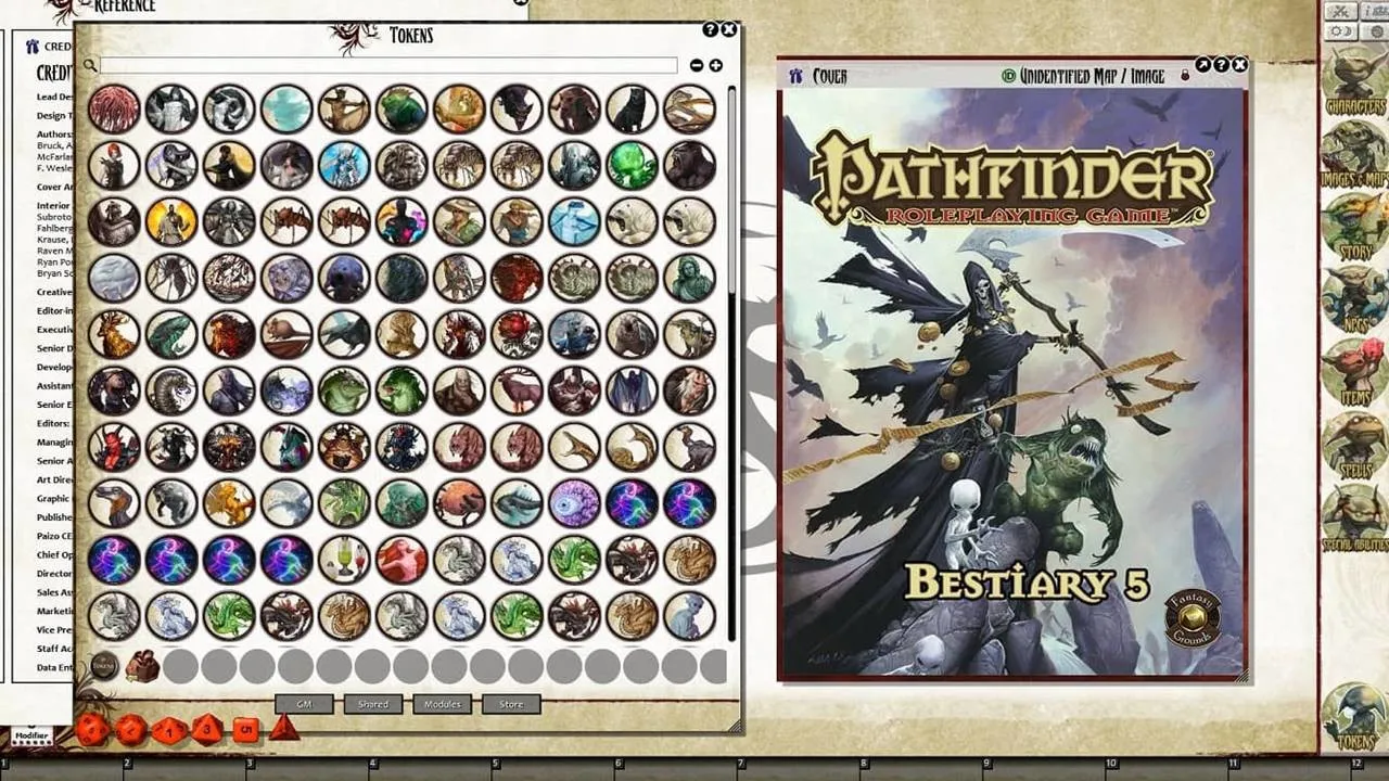 Fantasy Grounds - Pathfinder RPG - Bestiary 5 Screenshot 1
