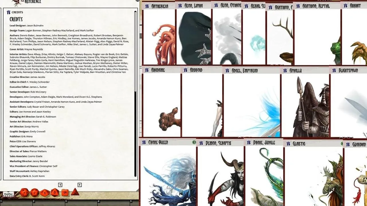 Fantasy Grounds - Pathfinder RPG - Bestiary 5 Screenshot 0