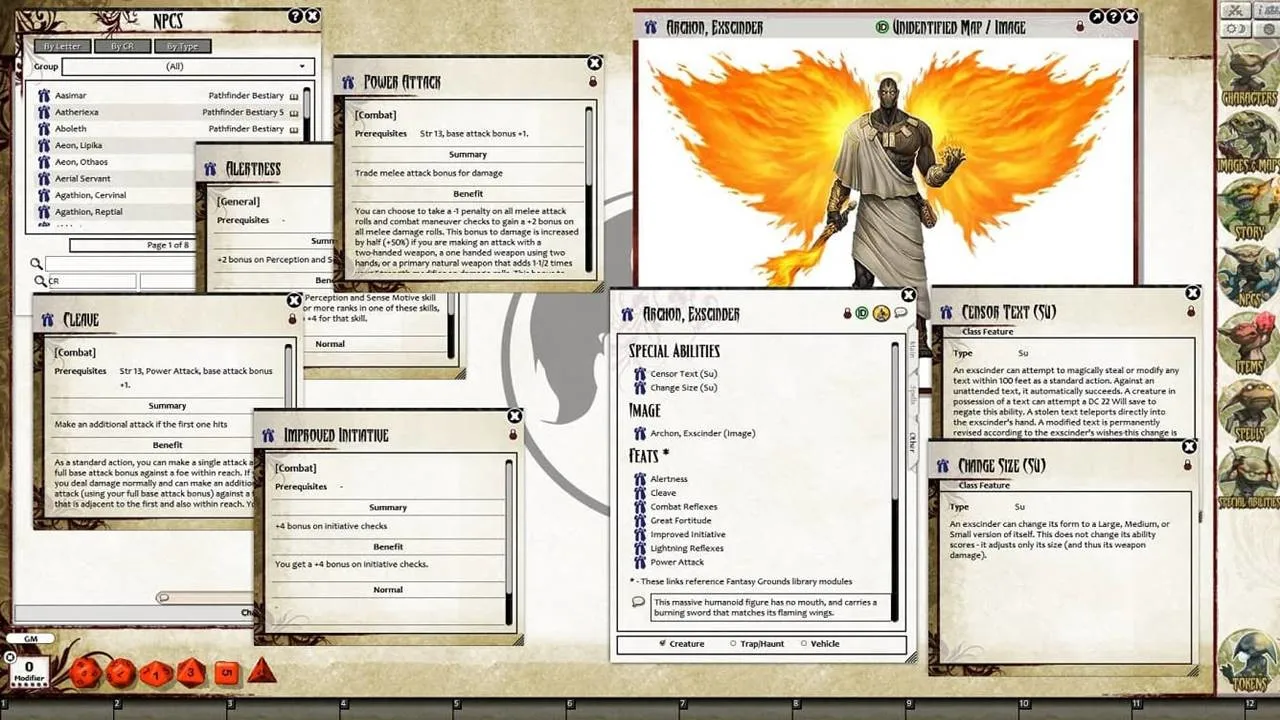 Fantasy Grounds - Pathfinder RPG - Bestiary 5 Screenshot 2