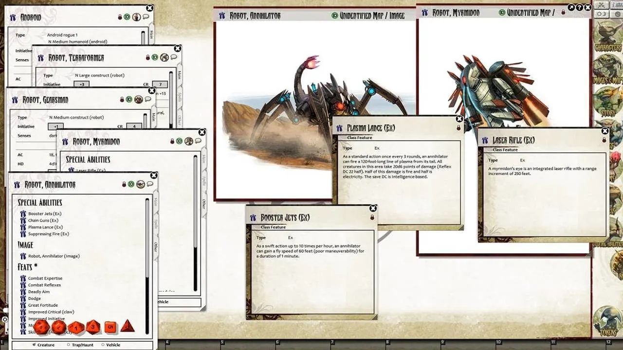 Fantasy Grounds - Pathfinder RPG - Bestiary 5 Screenshot 6