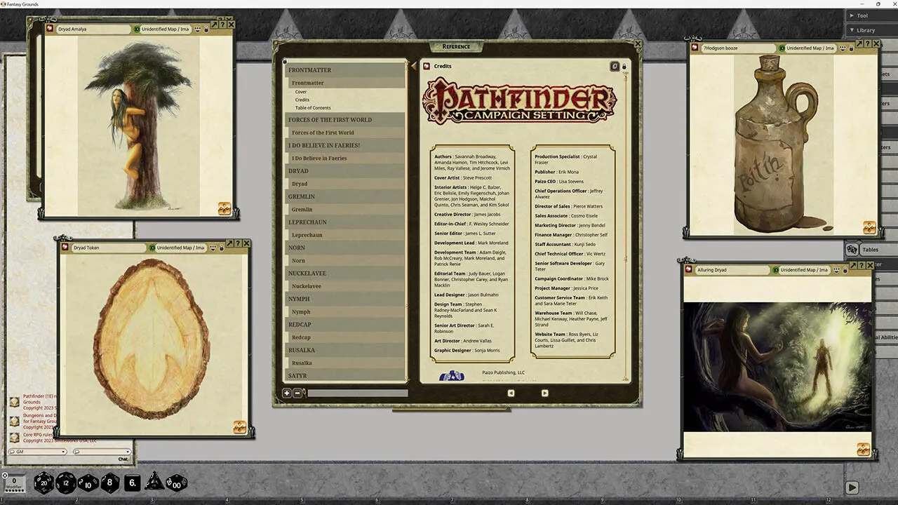 Fantasy Grounds - Pathfinder RPG - Campaign Setting: Fey Revisited Screenshot 1