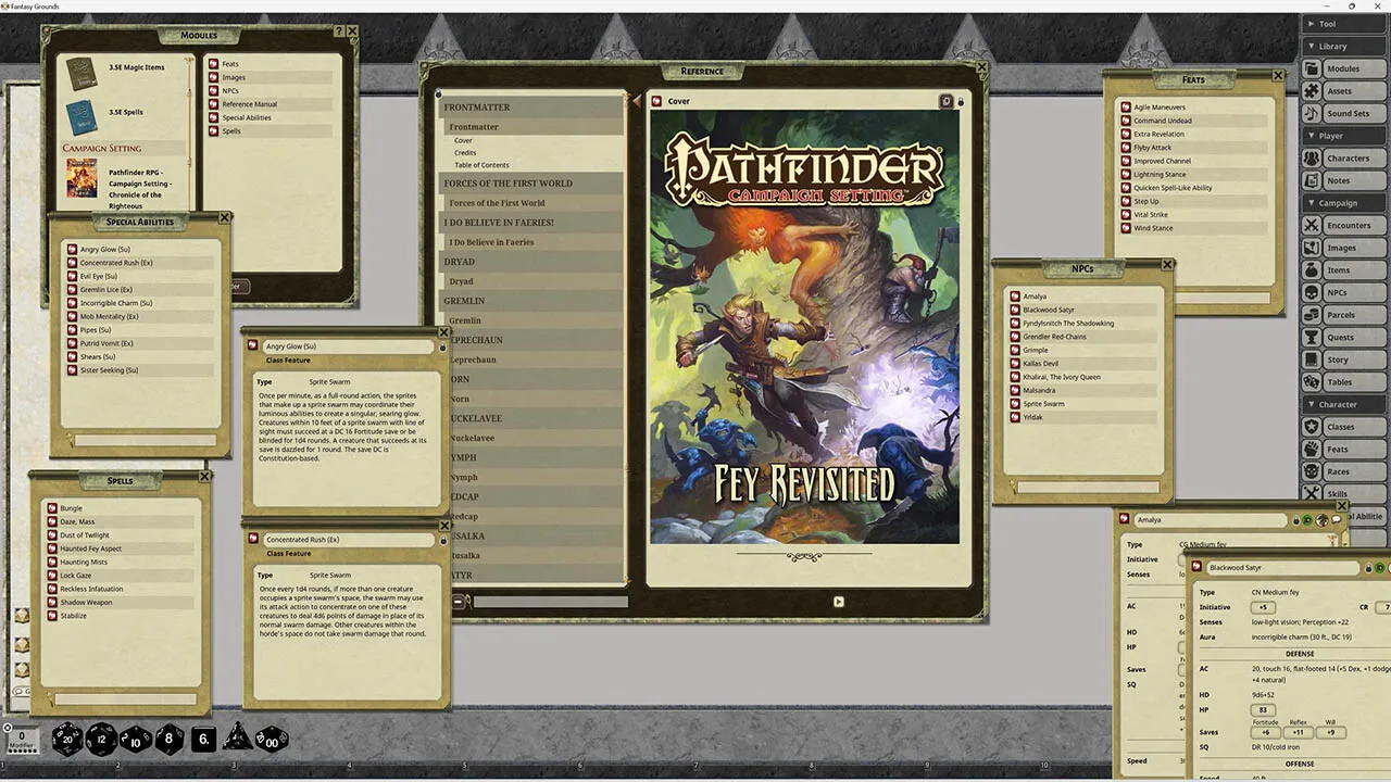 Fantasy Grounds - Pathfinder RPG - Campaign Setting: Fey Revisited Screenshot 0
