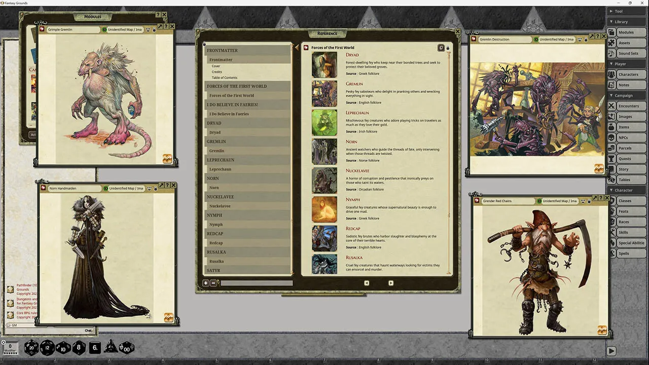 Fantasy Grounds - Pathfinder RPG - Campaign Setting: Fey Revisited Screenshot 2