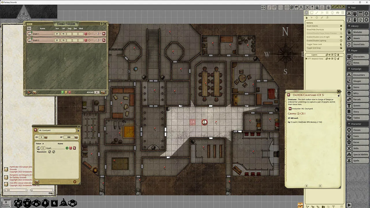 Fantasy Grounds - Pathfinder RPG - Campaign Setting: Castles of the Inner Sea Screenshot 2