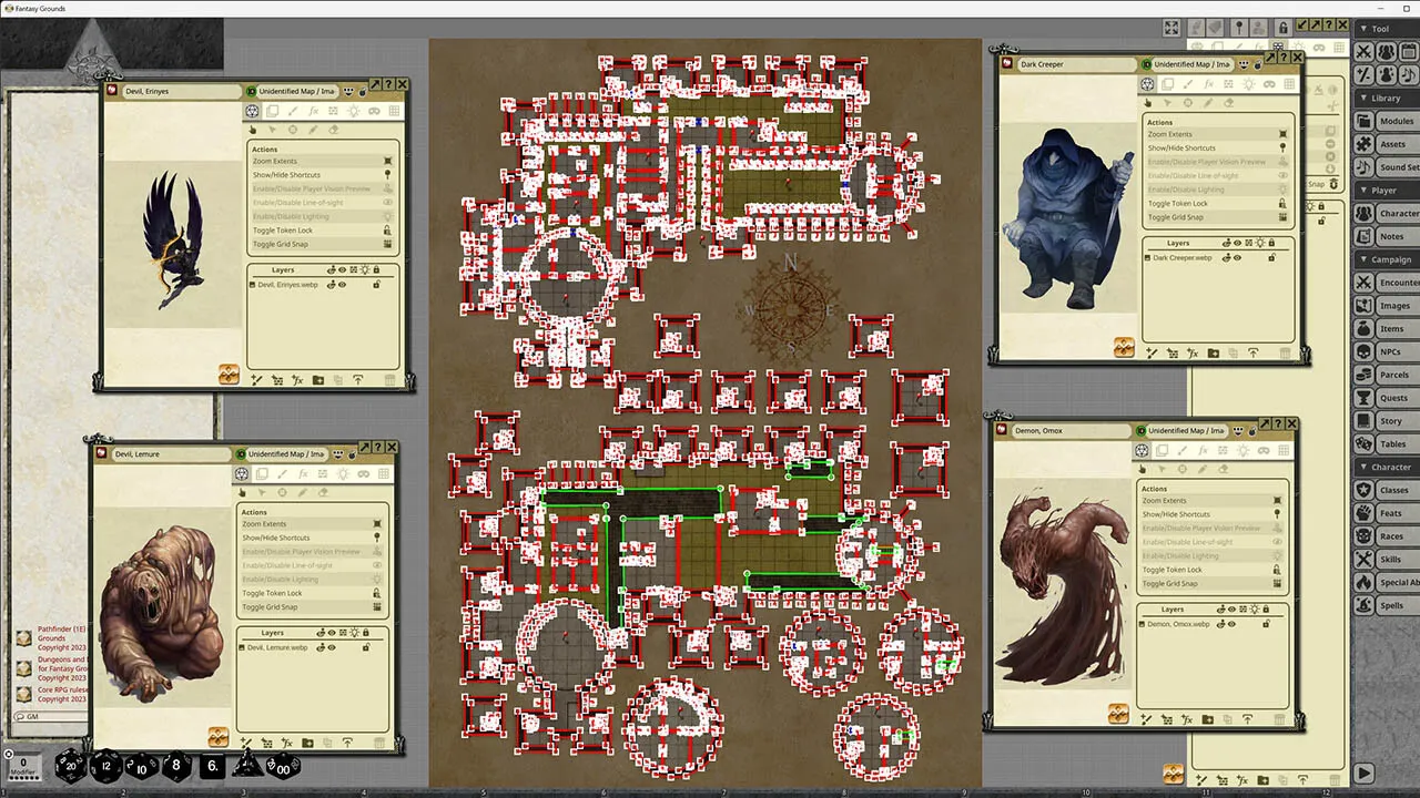 Fantasy Grounds - Pathfinder RPG - Campaign Setting: Castles of the Inner Sea Screenshot 1